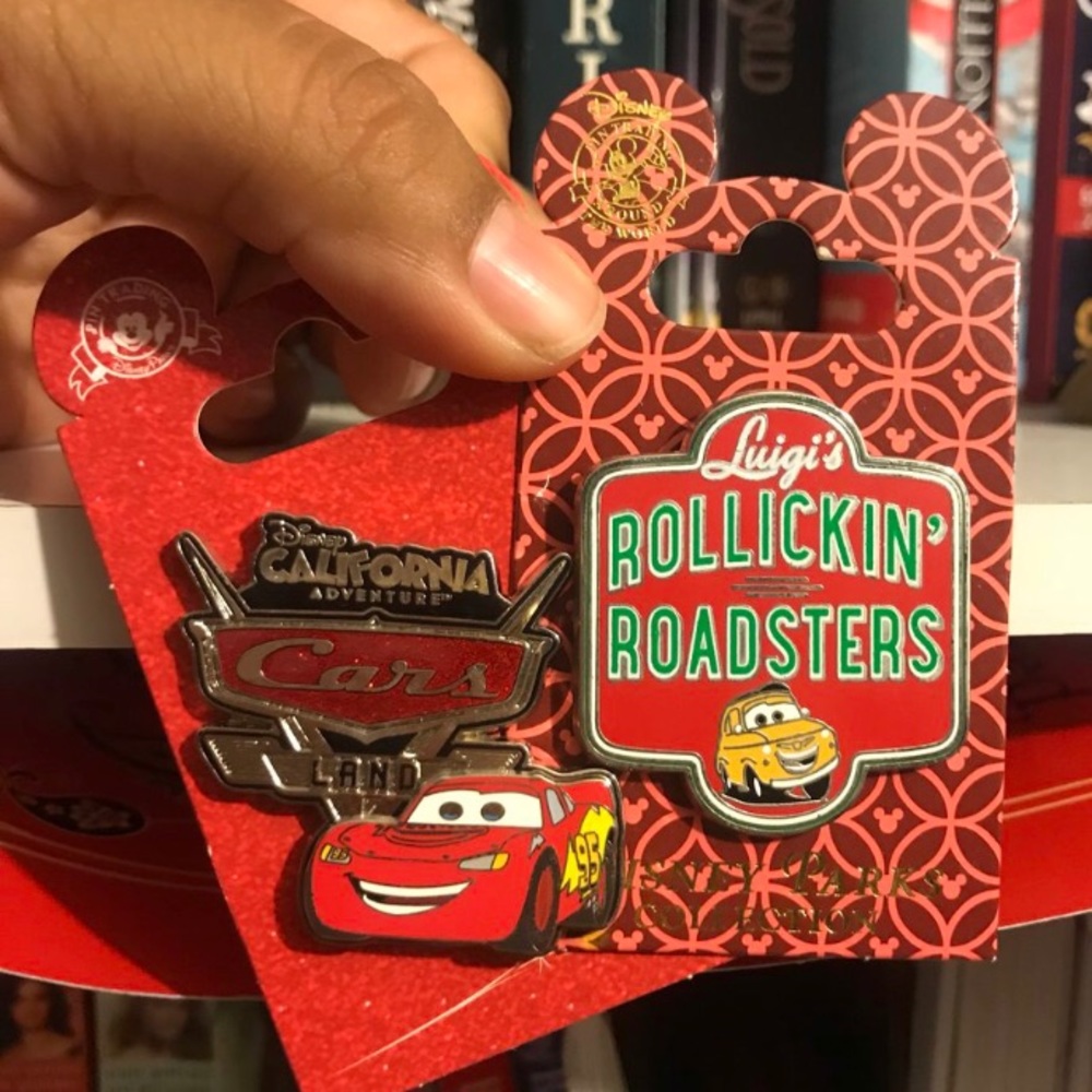 Two Disney Cars Collectable Pins